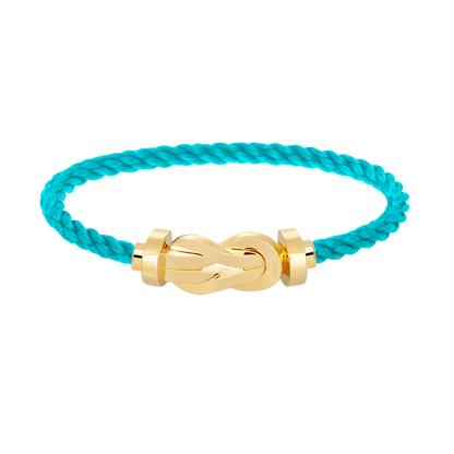 [AuraEcho]CHANCE LARGE 8 FIGURE BUCKLE NO DIAMOND BRACELET GOLD