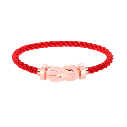 [AuraEcho]CHANCE LARGE 8 FIGURE BUCKLE NO DIAMOND BRACELET ROSE GOLD