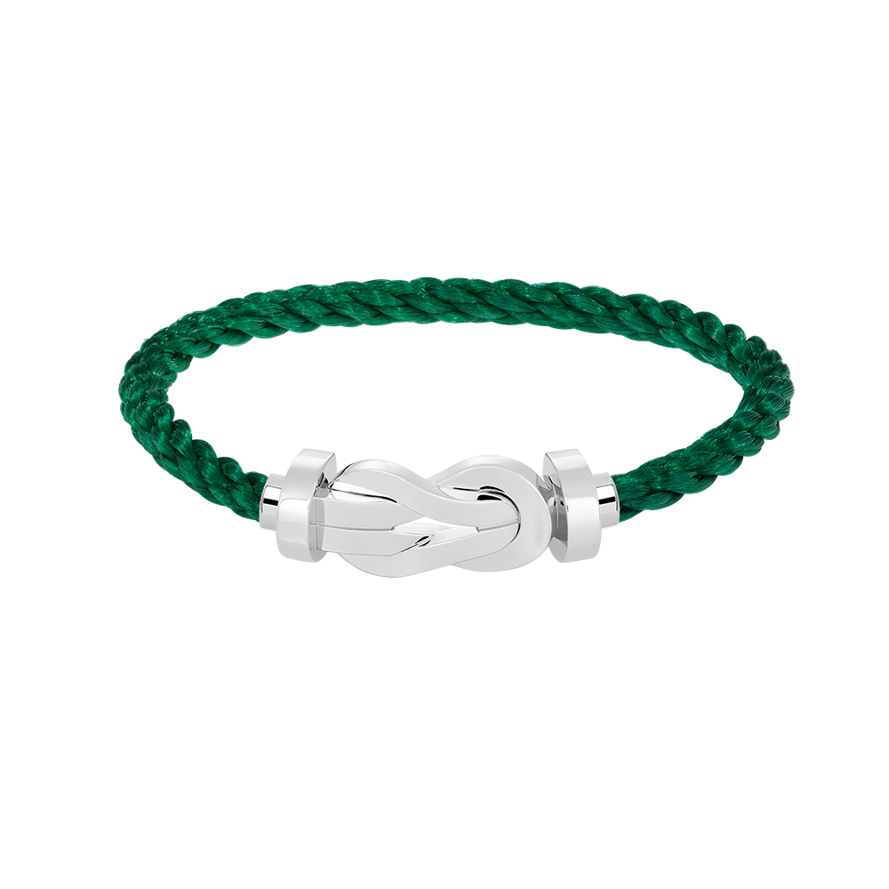 [AuraEcho]CHANCE LARGE 8 FIGURE BUCKLE NO DIAMOND BRACELET SILVER