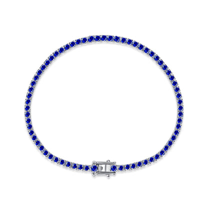 [AuraEcho]Dazzling Colorful Round Cut Daily Bracelet