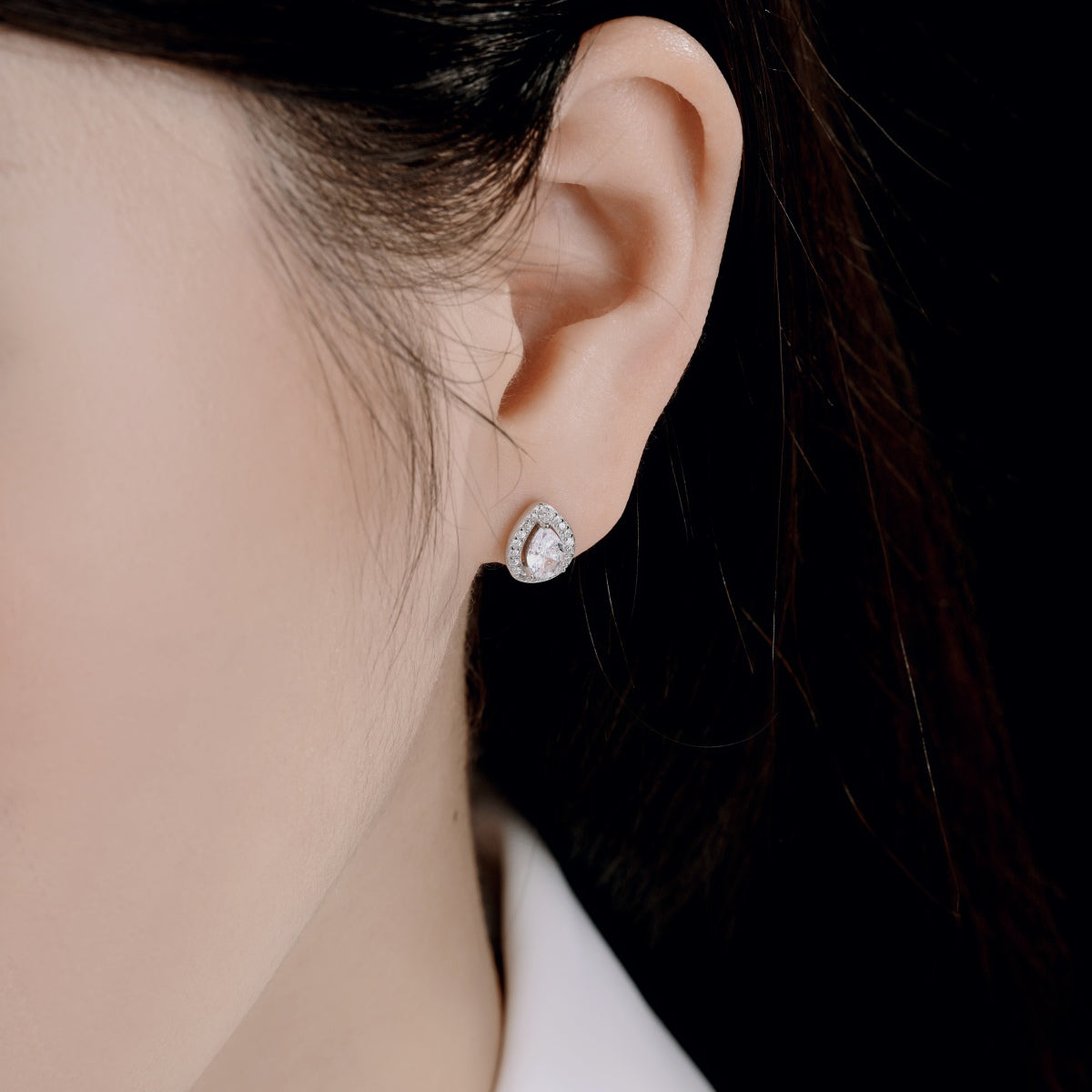 [AuraEcho]Luxurious Water Drop Shape Earrings
