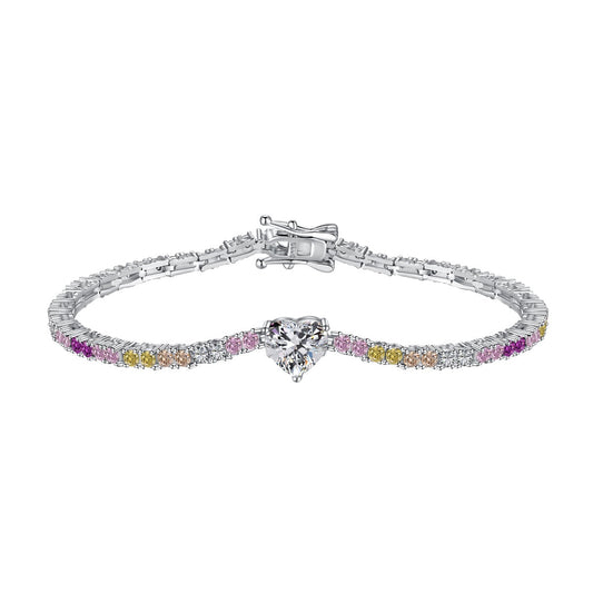 [AuraEcho]Delicate Romantic Heart Shape Lover Bracelet