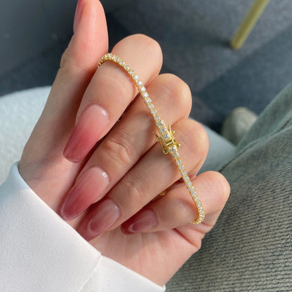 [AuraEcho]Radiant Colorful Round Cut Party Bracelet