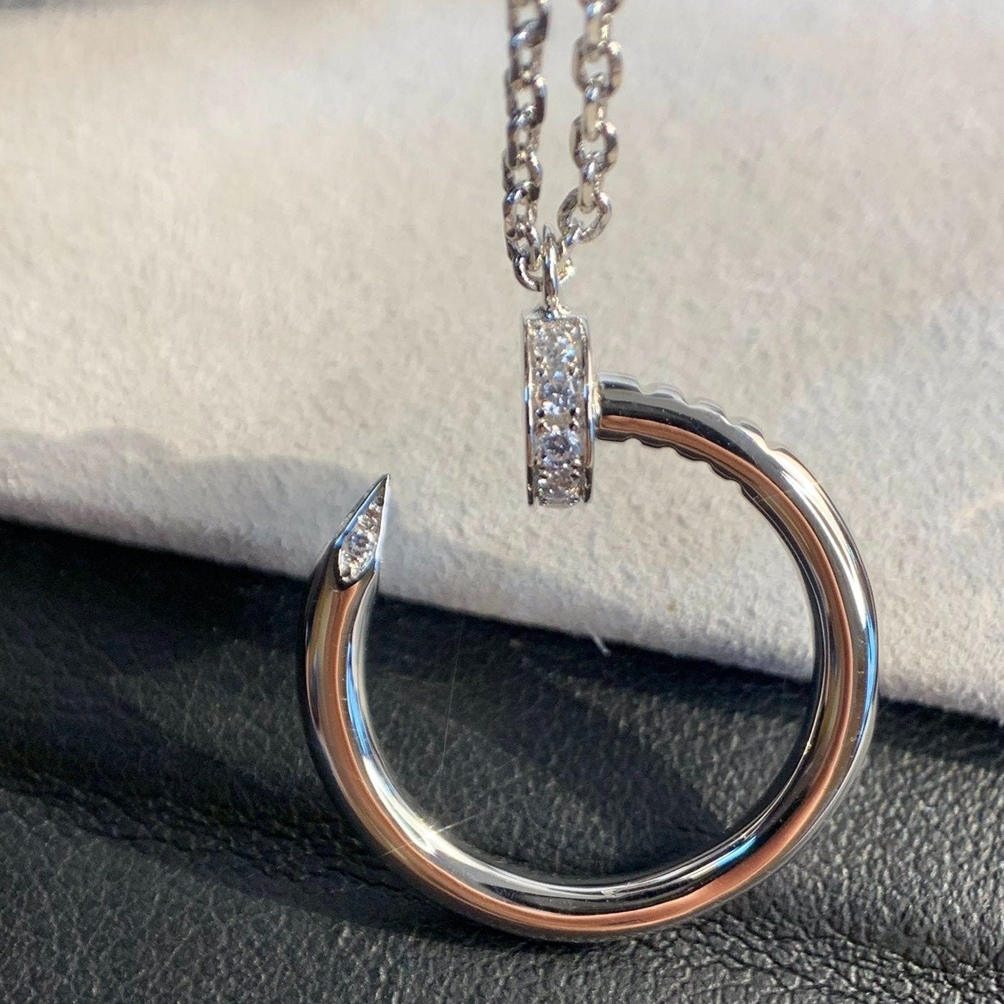 [AuraEcho]JUSTE NECKLACE SILVER