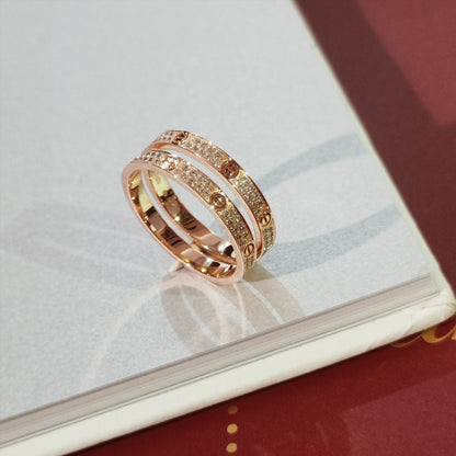 [AuraEcho]LOVE RING 2.65MM DIAMOND