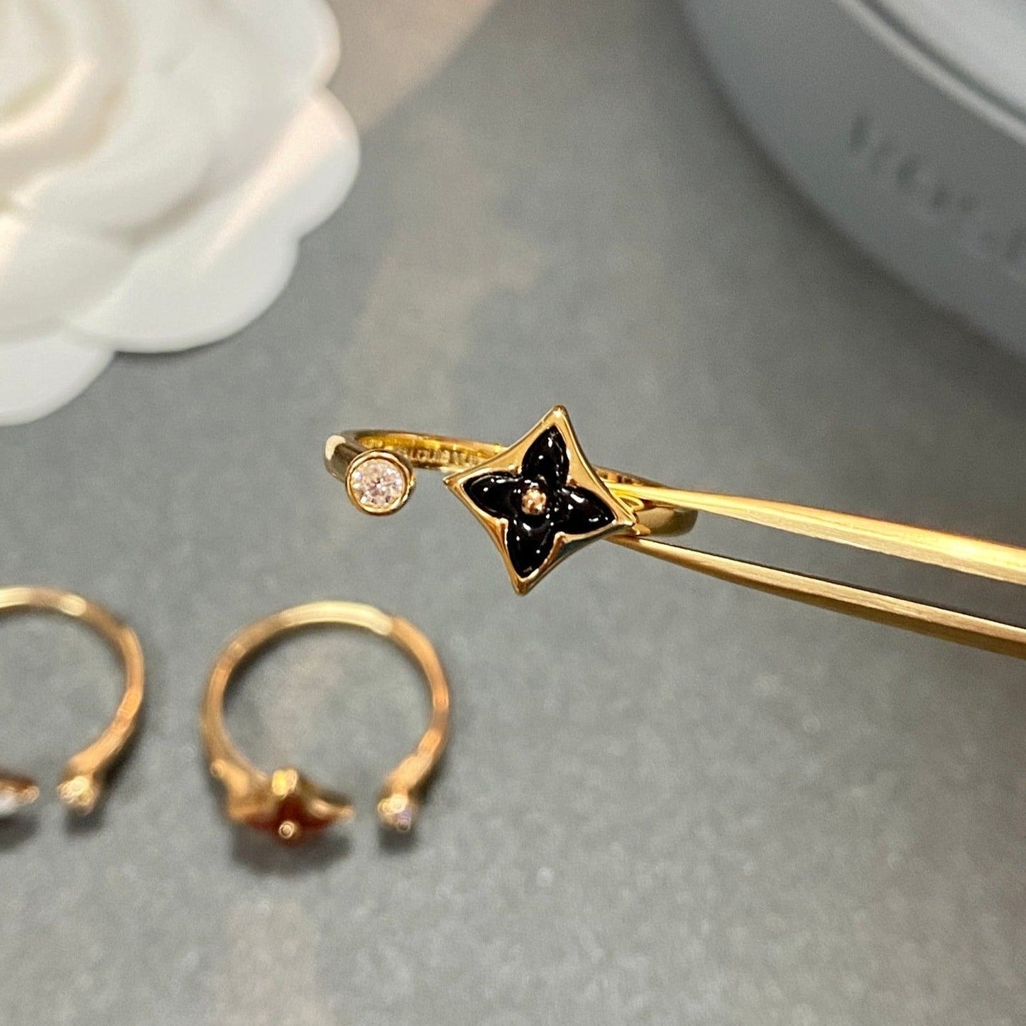 [AuraEcho]STAR 1 DIAMOND OPEN RING
