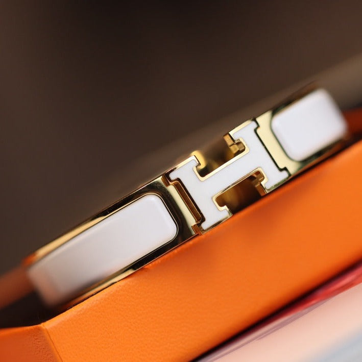 [AuraEcho]H BRACELET 12MM GOLD