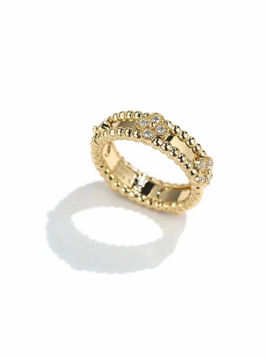[AuraEcho]PERLEE GOLD DIAMOND RING