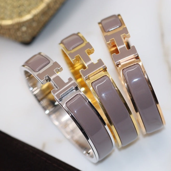 [AuraEcho]H BRACELET 12MM BROWN