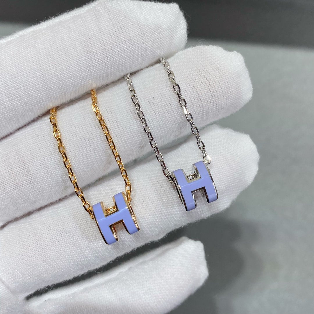 [AuraEcho]MINI POP H NECKLACE