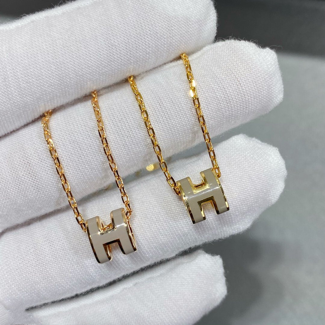 [AuraEcho]MINI POP H NECKLACE