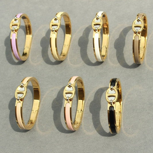 [AuraEcho]CLIC CHAINE GOLD BRACELET