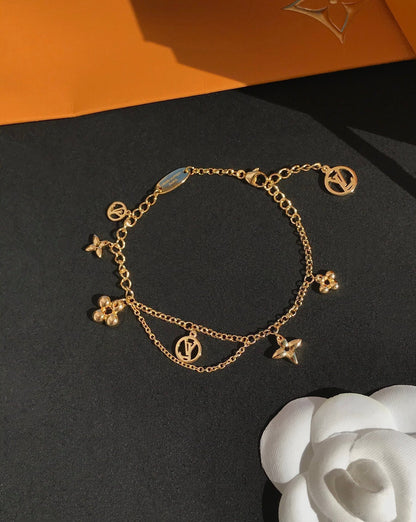 [AuraEcho]AuraEchoING PINK GOLD MOP BRACELET