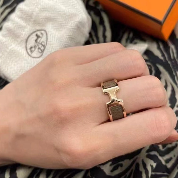 [AuraEcho]OLYMPE PINK GOLD RING