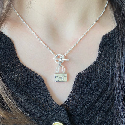 [AuraEcho]CONSTANCE PEDANT SILVER NECKLACE
