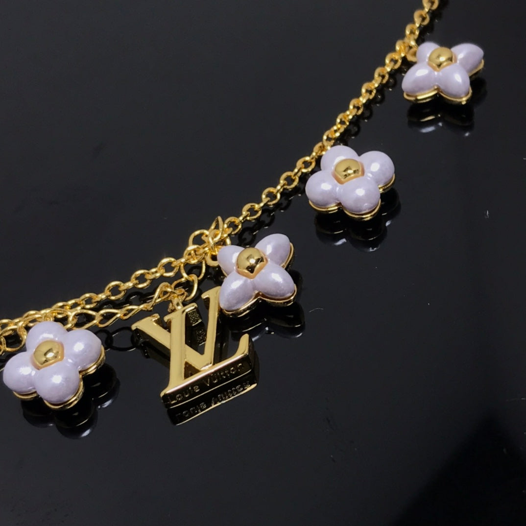 [AuraEcho]LOGO 6 MOTIF STAR AND SUN GOLD BRACELET