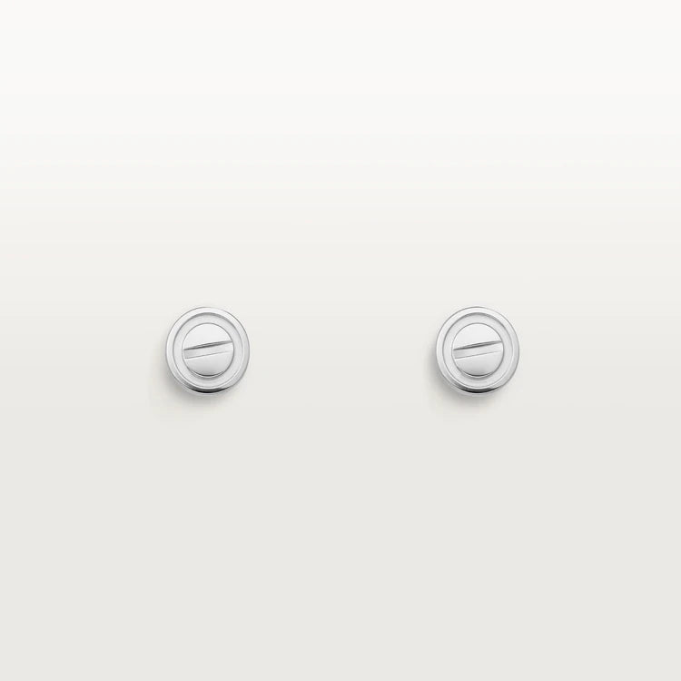 [AuraEcho]LOVE EARRINGS SILVER 10MM