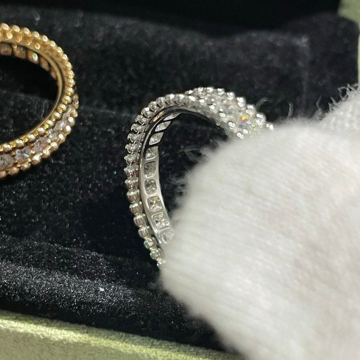 [AuraEcho]PERLEE DIAMOND ROSE GOLD RING