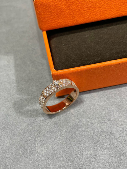 [AuraEcho]KELLY PINK GOLD DIAMOND RING