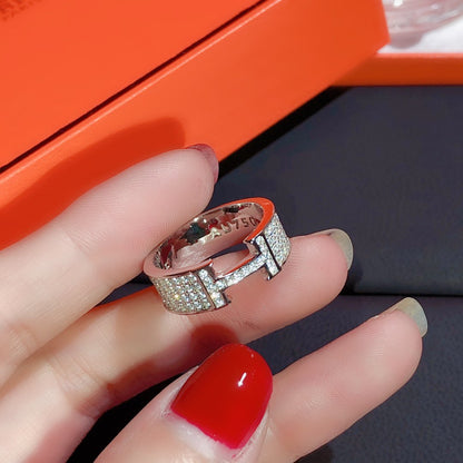 [AuraEcho]H RING FULL DIAMOND