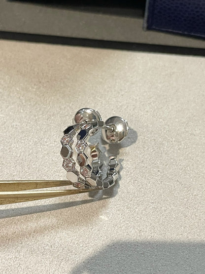 [AuraEcho]Hollow Design Four-Leaf Clover Flower Shape Ring