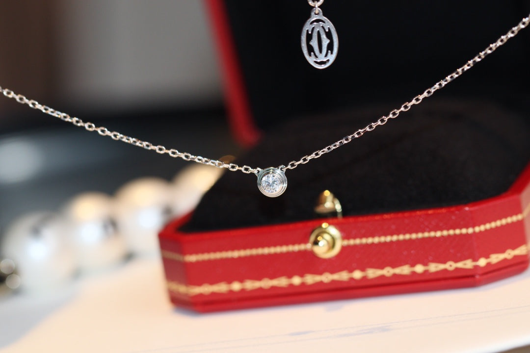 [AuraEcho]DAMOUR DIAMOND NECKLACE