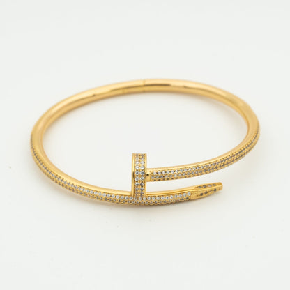 [AuraEcho]JUSTE BRACELET 3.5MM ALL DIAMONDS