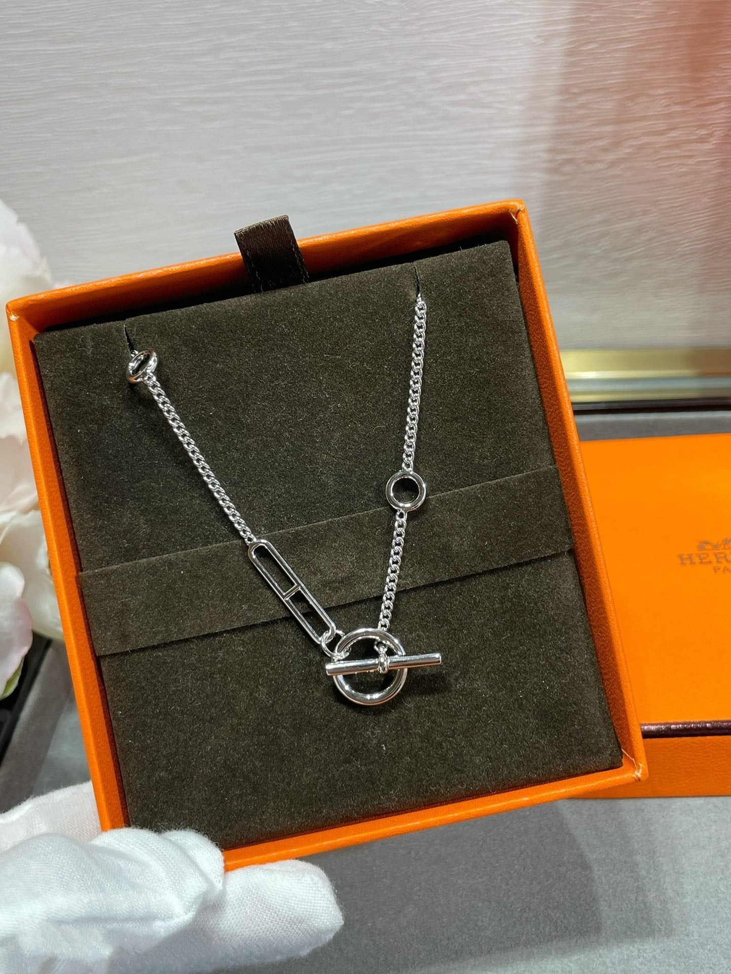 [AuraEcho]HM STERLING CHAINE D'ANCRE HEART