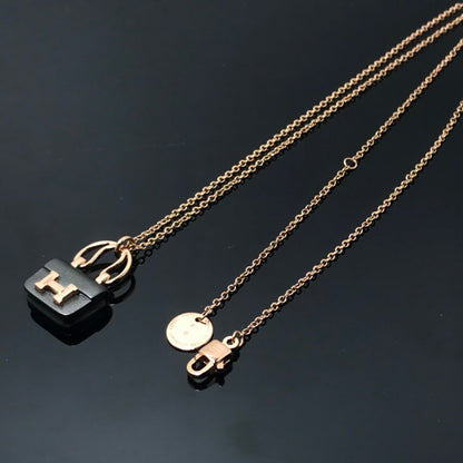 [AuraEcho]WOMEN'S HM AMULETTES CONSTANCE PENDANT NECKLACE
