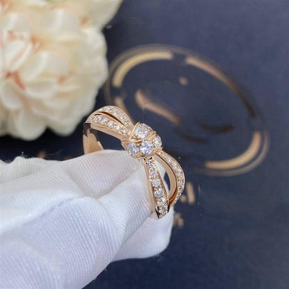 [AuraEcho]LIENS PINK GOLD DIAMOND RING